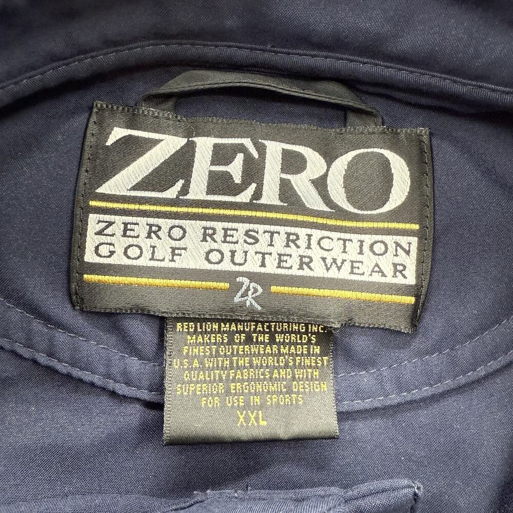 Zero Restriction 1/4 Snap Pullover Windbreaker Bl… - image 3